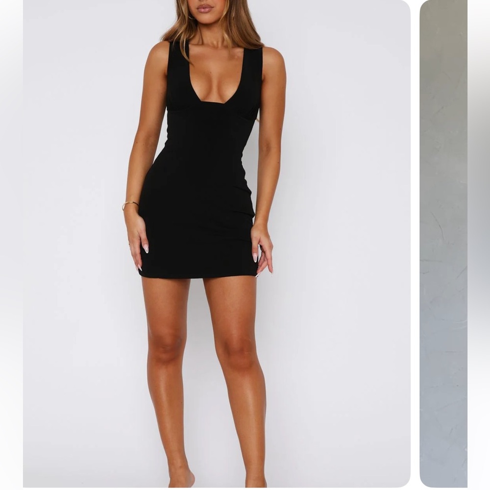 White Fox Boutique Black Mini Dress